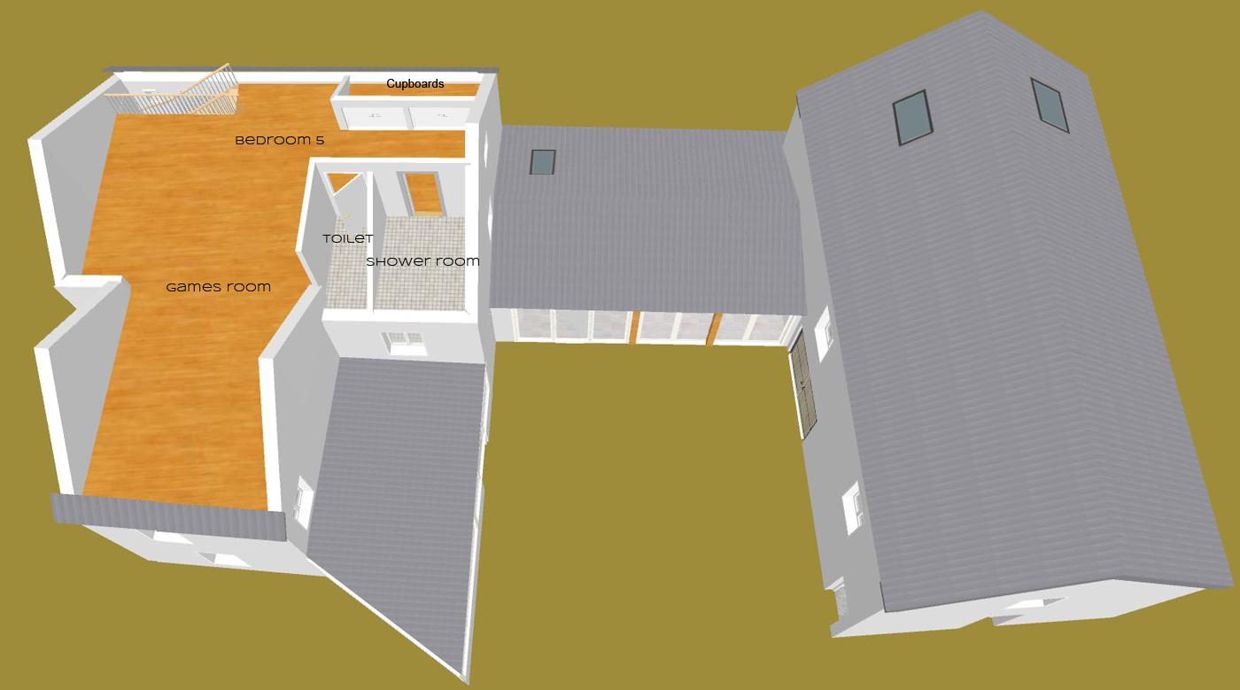 Second‑floor plan